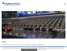 Tablet Screenshot of mediacontech.it